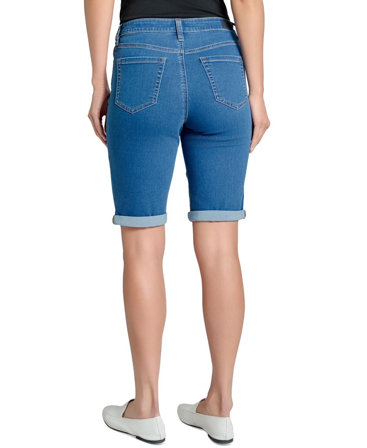 Jones New York Lexington Denim Bermuda Shorts