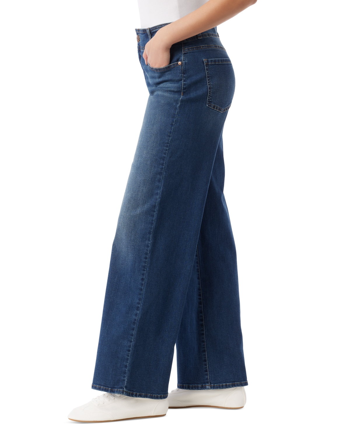 GLORIA VANDERBILT WOMEN'S SHAPE EFFECT WIDE-LEG JEANS 