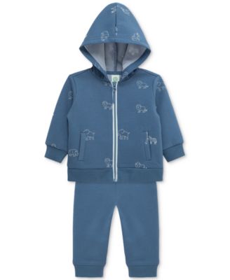Baby Zip-Up Safari Hoodie & Pants, 2 Piece Set