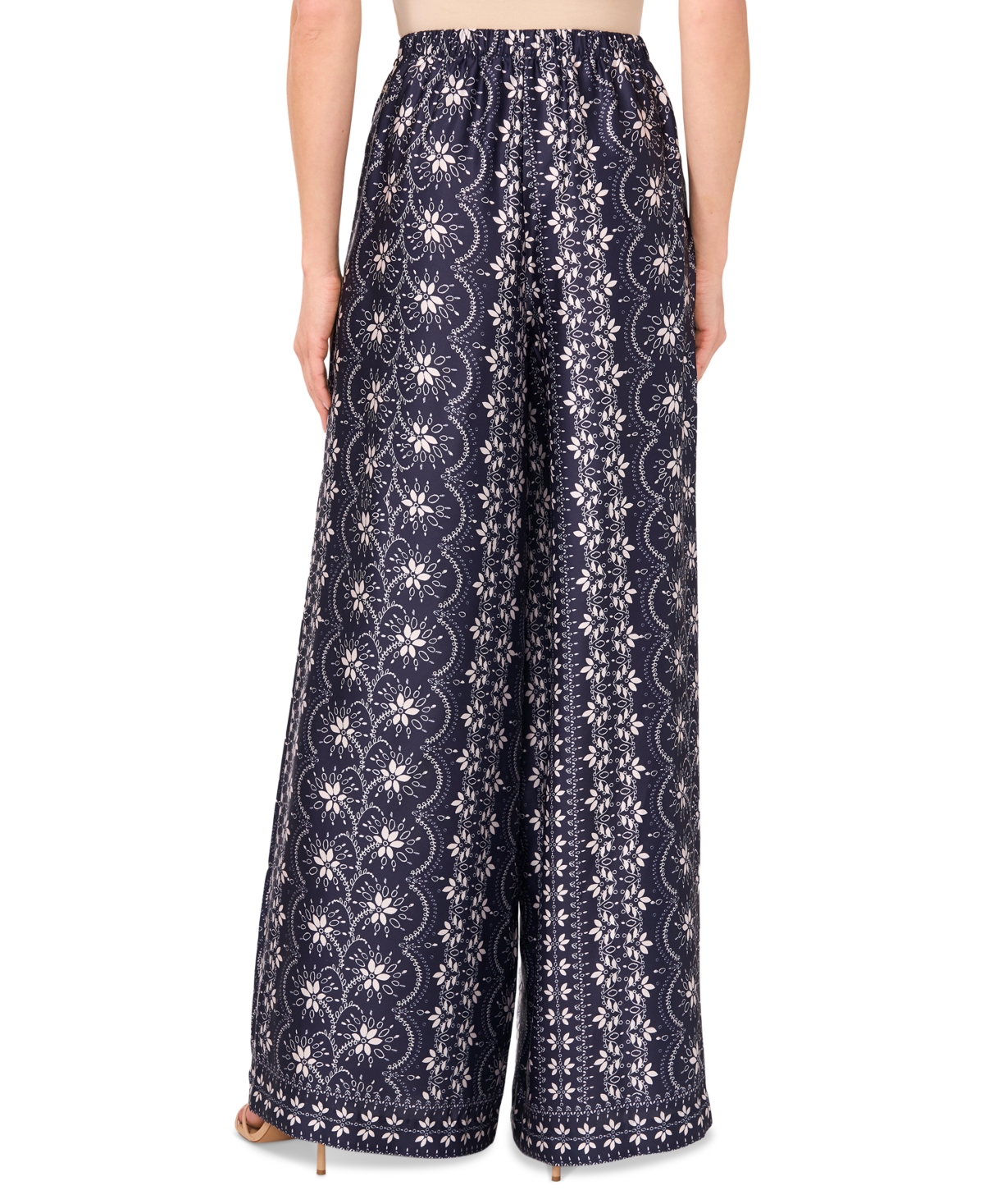 Shop Cece Women's Elastic-waist Wide-leg Flowy Pants