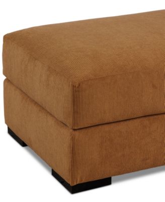 Rhyder Fabric Ottoman, Exclusively at Macy's