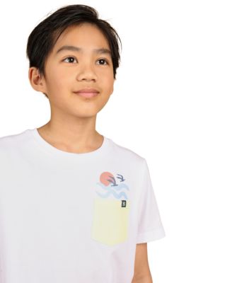 Big Boys Fly High Graphic Pocket T-Shirt