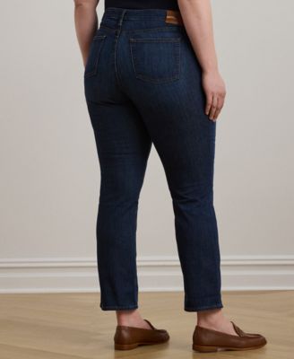 Plus-Size Mid-Rise Straight Jean