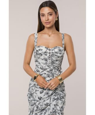 Women's Florine Print Midi Dress