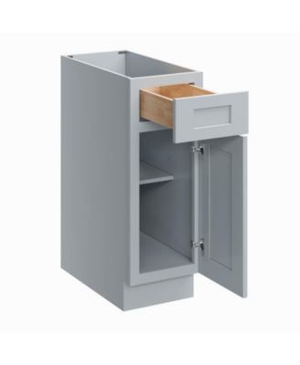 W12" X H34.5" X D24" Plywood Ready to Assemble Floor Base Kitchen Cabinet