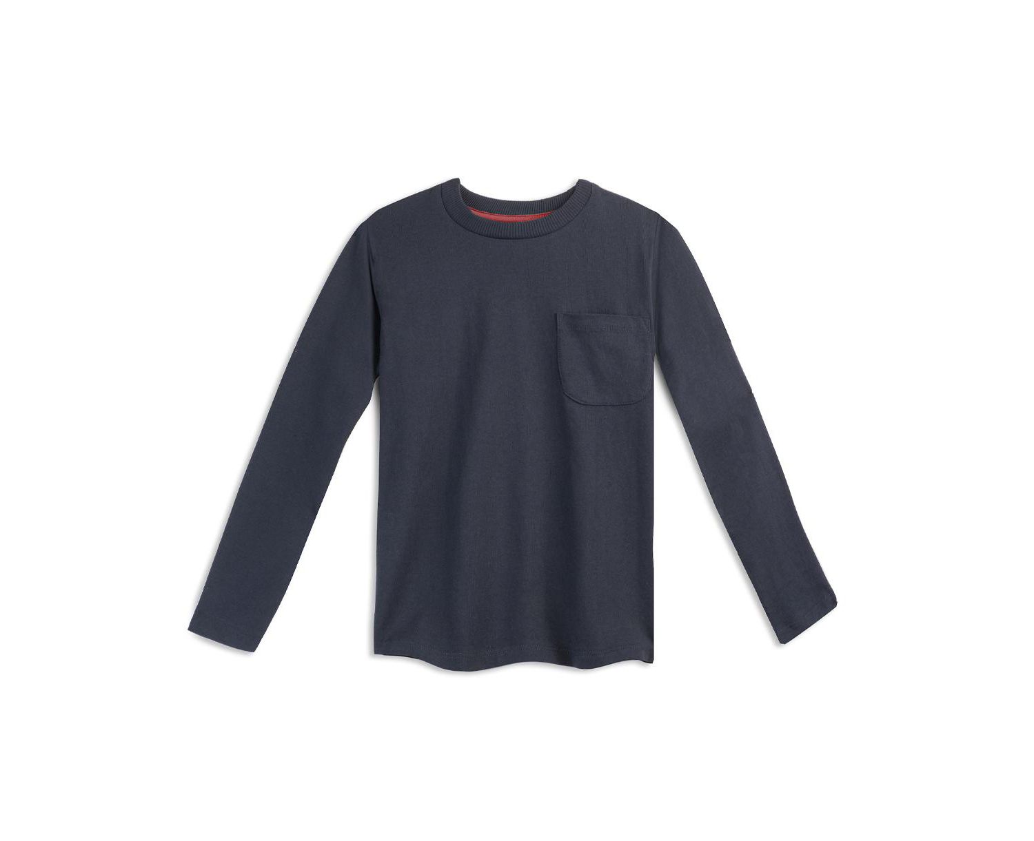 Kids Fair Trade Organic Cotton Long Sleeve Pocket T-Shirt