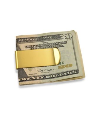 Set of 2 Large Wide Strong Money Clip Card Holder Black Gold Stainless Steel