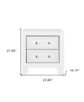 Nightstand with Drawer – Compact Bedside Table for Storage