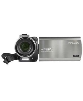 MN4K100Z 28MP 4K Ultra HD 3.5" Touchscreen Night Vision Camcorder, Gunmetal