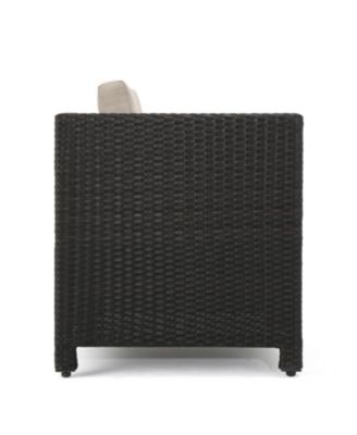 Streamdale 4-Piece Outdoor Wicker Sofa Set with Cushions & Coffee Table