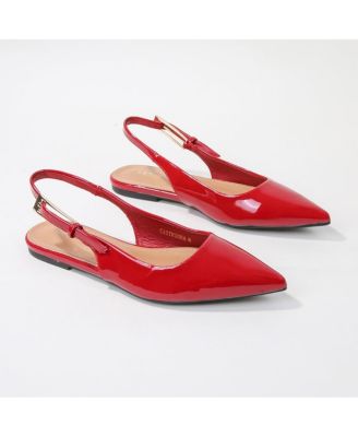 Caitriona Pointed Toe Slingback Flats