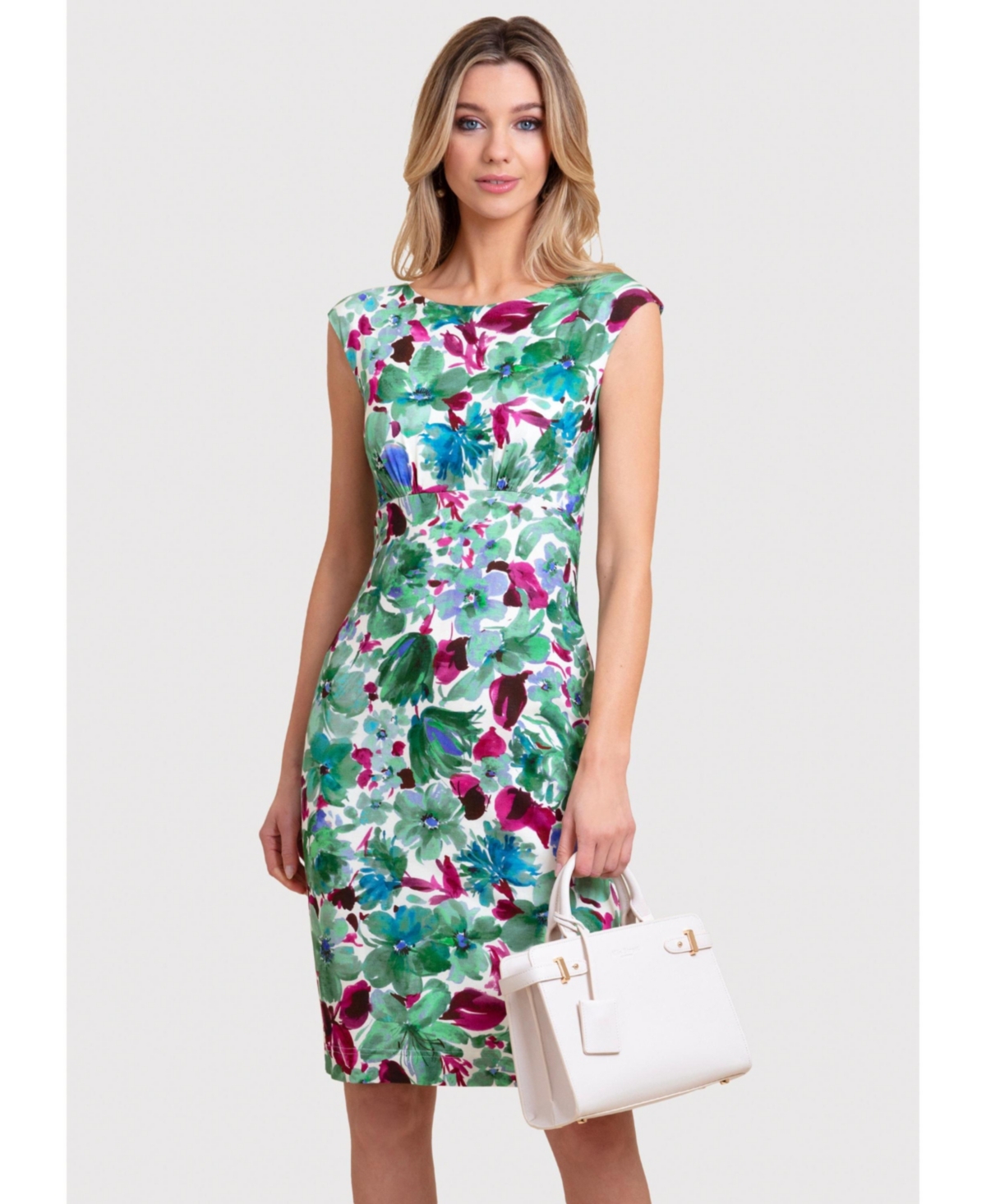 Women's Pippa Shift Knee Length Dress - Indigo ink blue