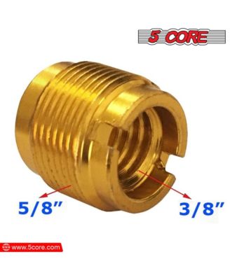 Microphone Clip Holder 2 Pieces with Screw Adapters 5/8 to 3/8 Inch