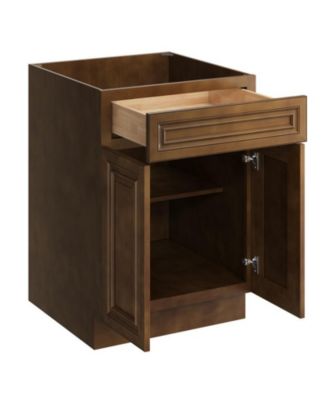 Wood 24-Inch Floor Base Kitchen Cabinet