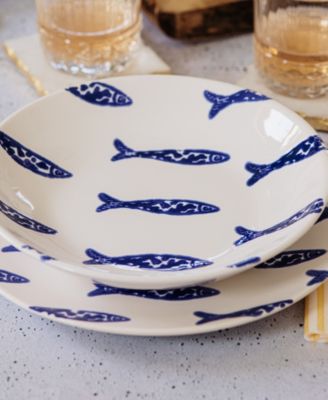Santorini Minnows Dinner Plate