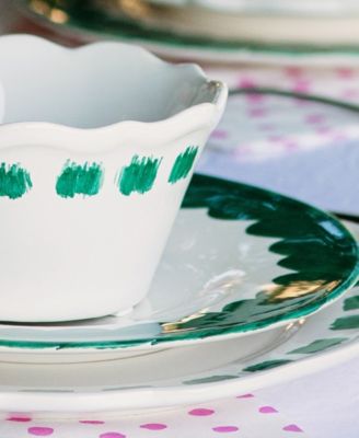 Lisbon Brushstroke Salad Plate