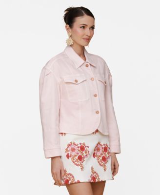 Women's Curved-Hem Shacket