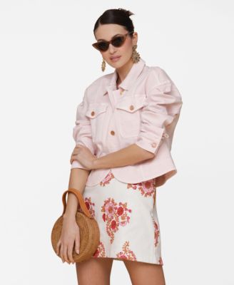 Women's Curved-Hem Shacket