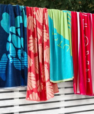 Seashell Seashore Jacquard Beach Towel Set, 68" X 36"