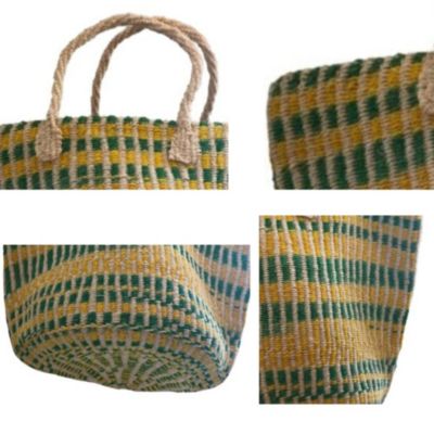 Citrus Large Handmade Sisal Sustainable Basket Tote
