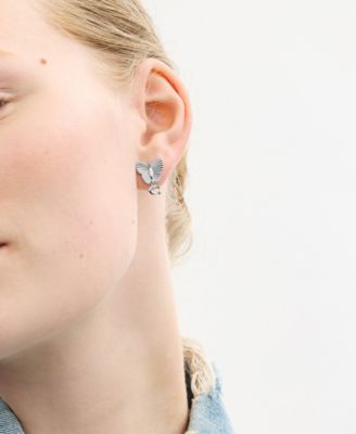 Faux Stone Signature Heritage Butterfly Earrings