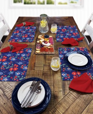 Freedom Flowers Premier Fabric Placemats, Set of 4