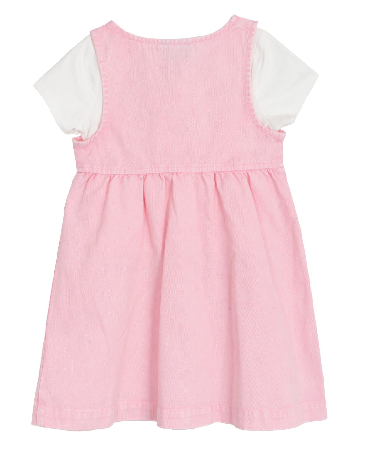 Sparkle & Shine Toddler And Little Girls 2-piece T-shirt And Denim Dress Set