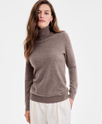Charter Club - Women's 100% Cashmere Turtleneck Sweater