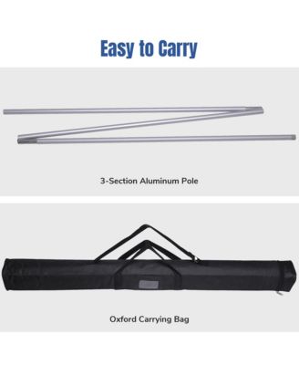 10x10 Ft Backdrop Stand & Roll Up Banner Stand Kit Tradeshow Exhibition Events