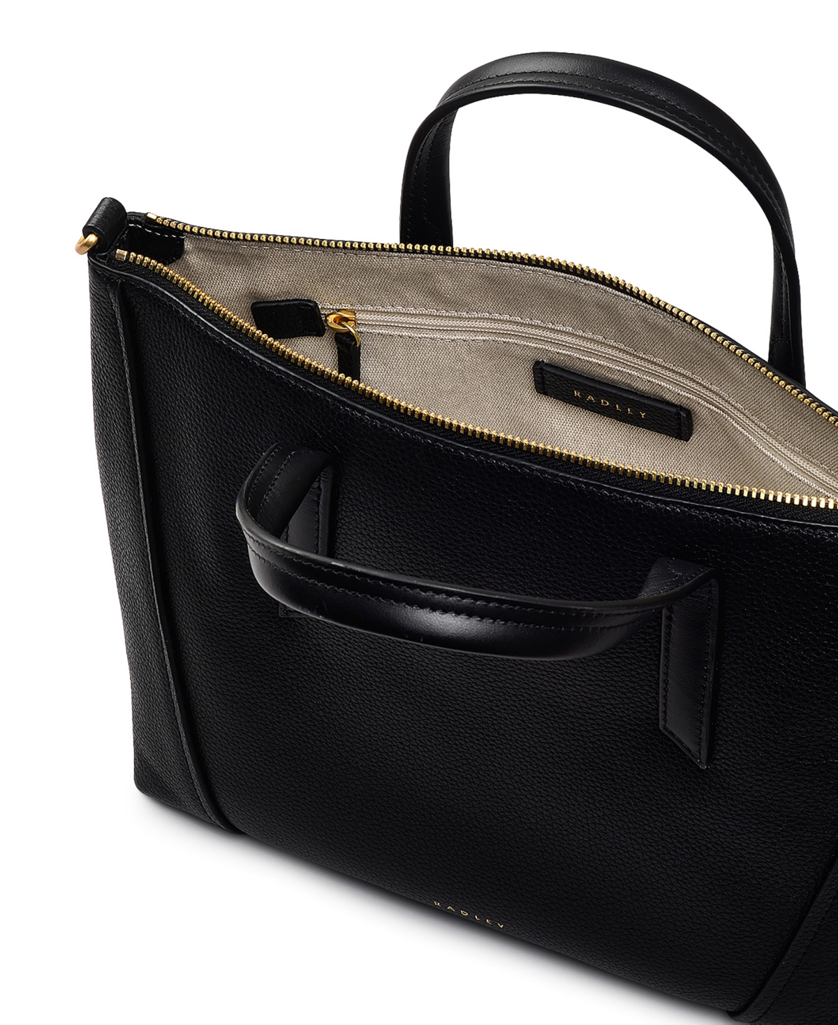 Radley London Kendal Terrace Small Zip Top Grab Bag In Black