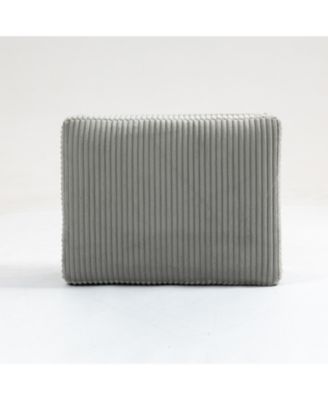 Streamdale Modular Sectional Sofa Square Ottoman Module,Storage Ottoman Footrest,Gray