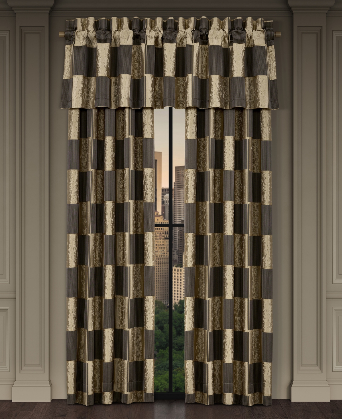 J Queen New York Brando Window Panel Pair, 50" X 95"