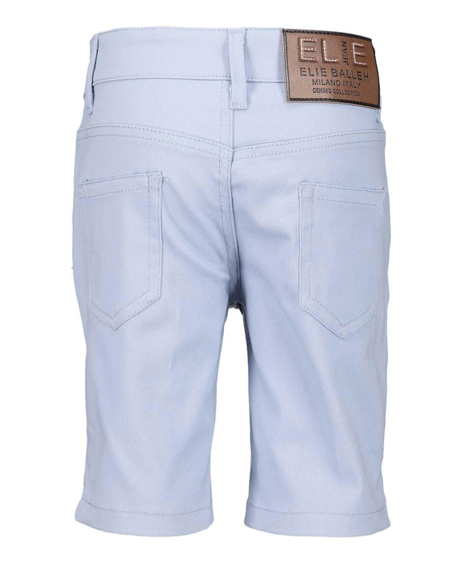 Big Boys Blue Cotton Twill Short