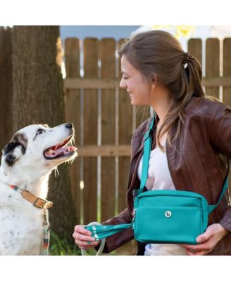 3-in-1 Crossbody Dog Walk Bag with Matching Planet-Safe Dog Poop Bags