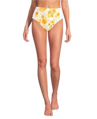 Women's Seamed High Waisted Bikini Bottoms