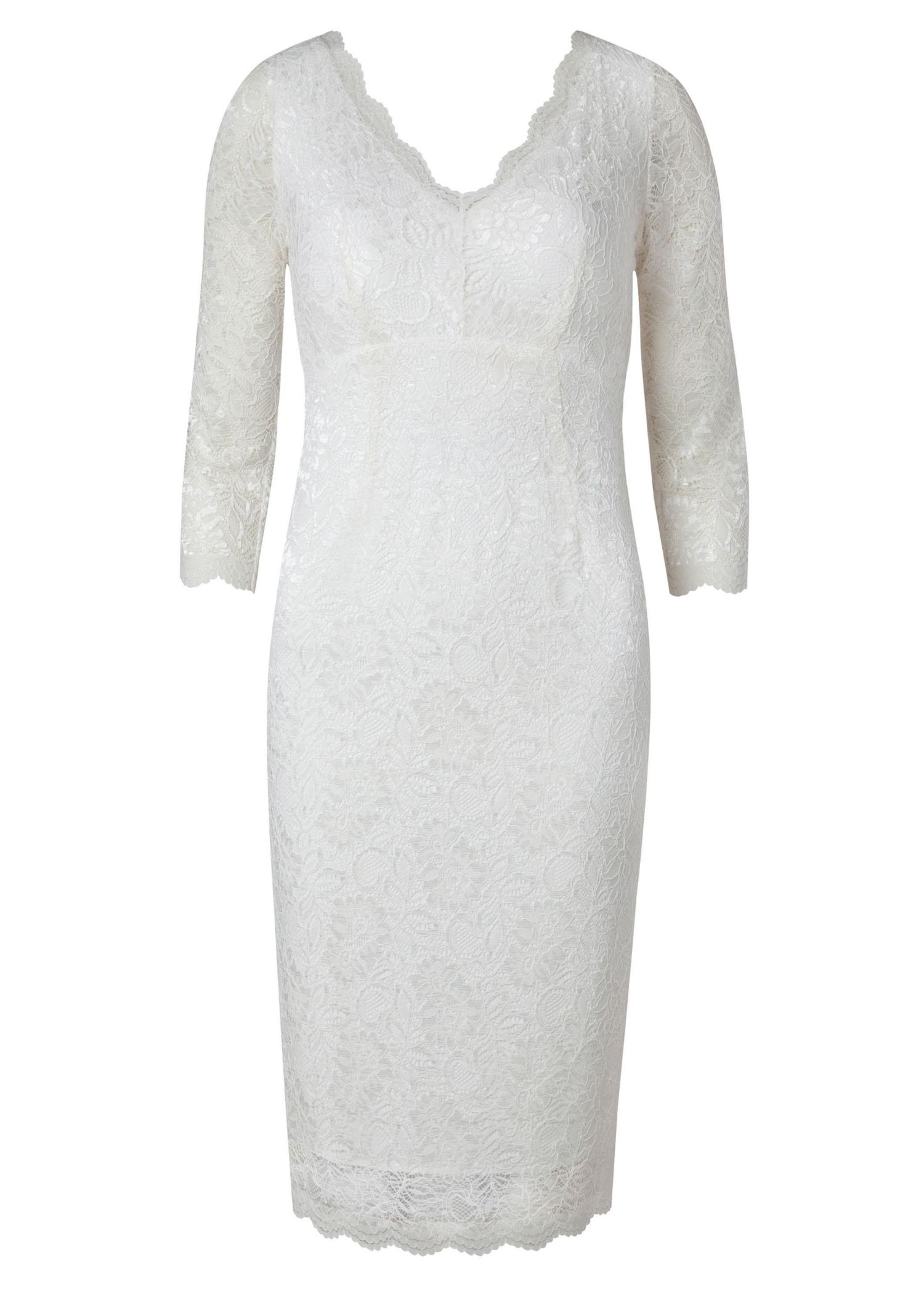 Women's Anya V-Neck Lace Wedding Dress