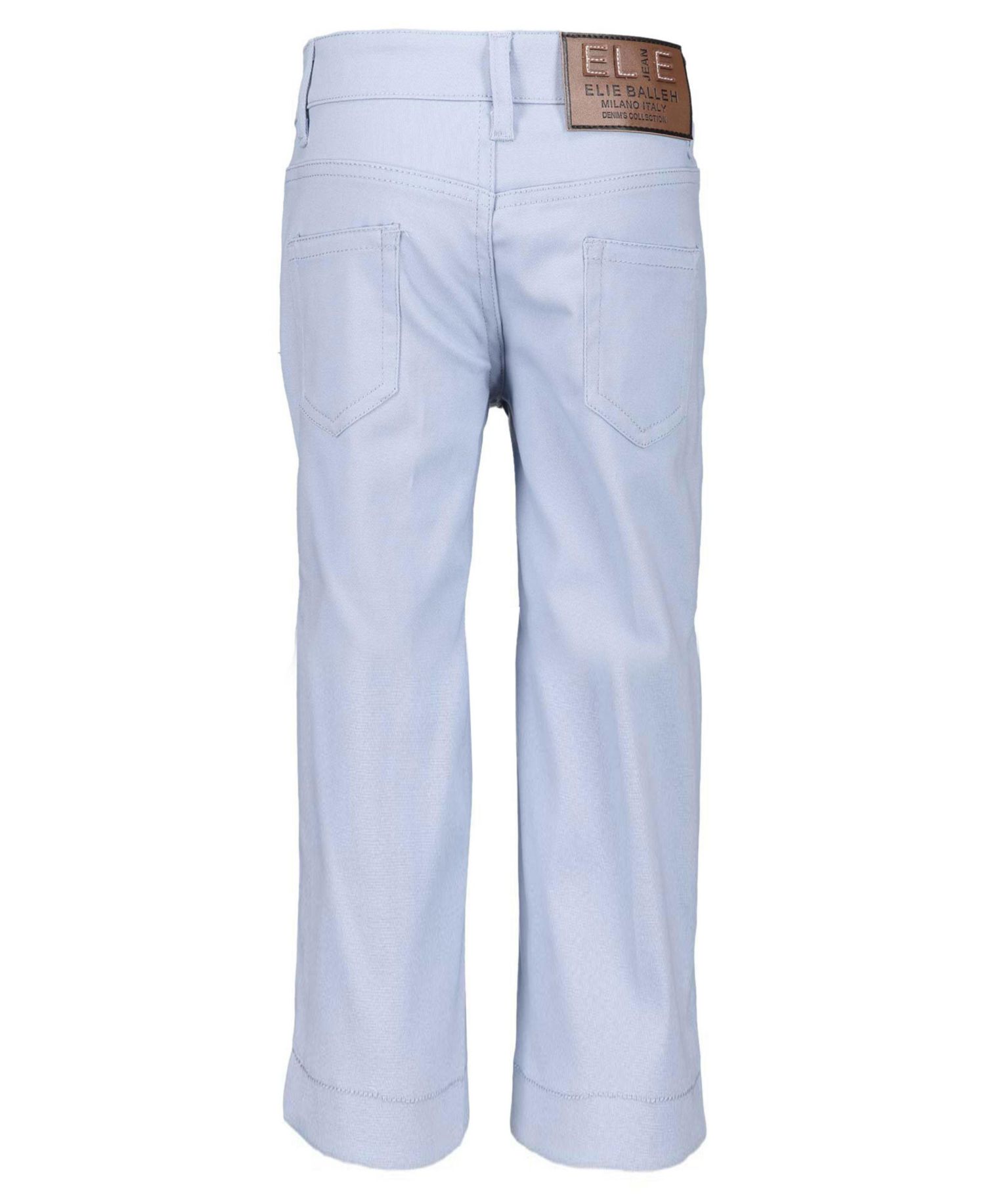Big Boys Blue Slim Fit 5 Pocket Twill Pants