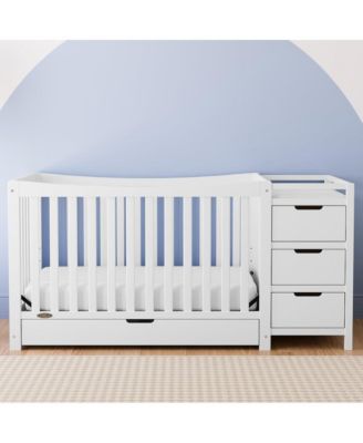 Remi All-in-One Convertible Crib with Drawer and Changer