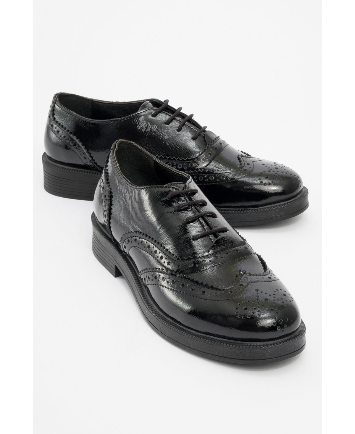 Avra Leather Oxford (Women) - Brown leather
