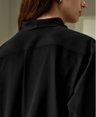 Women's Silk Bowtie Blouse