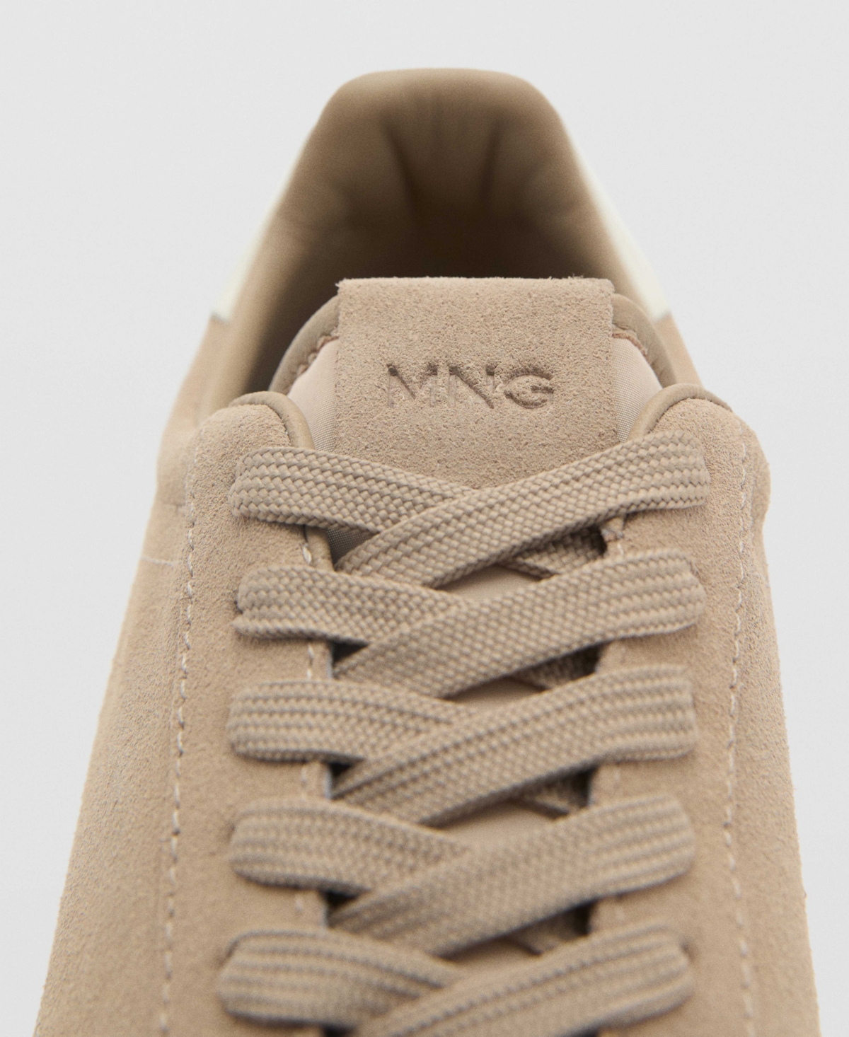 Mango Suede Sneakers Sand
