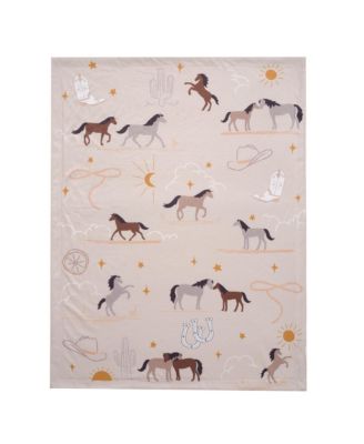 Baby Country Western Cowboy/Cowgirl Soft Warm Fleece Blanket
