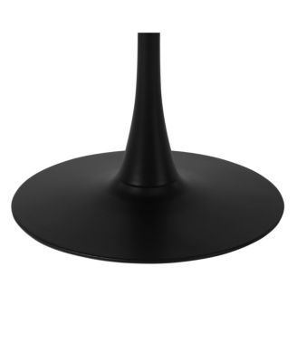 31.5" Round Outdoor Indoor Metal Cocktail Dining Table