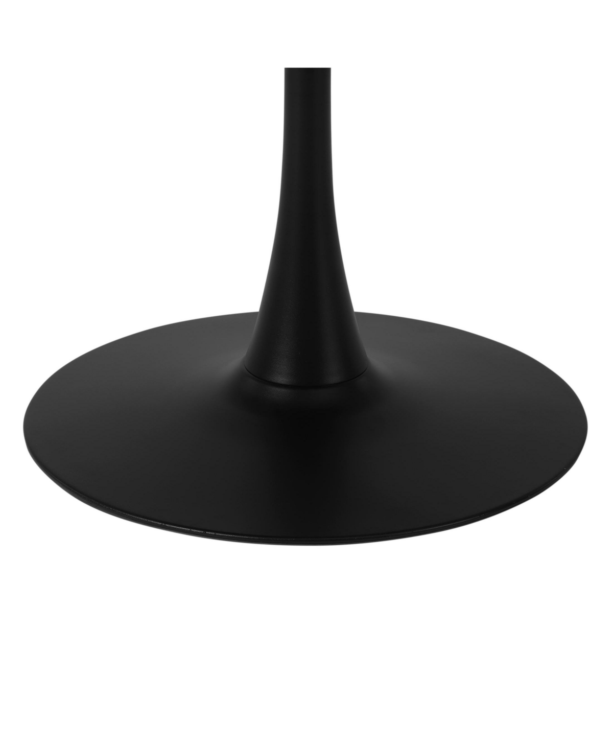 31.5" Round Outdoor Indoor Metal Cocktail Dining Table