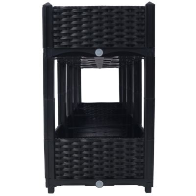 Elevated Planter Box with Drainage 63"x15.7"x27.7"