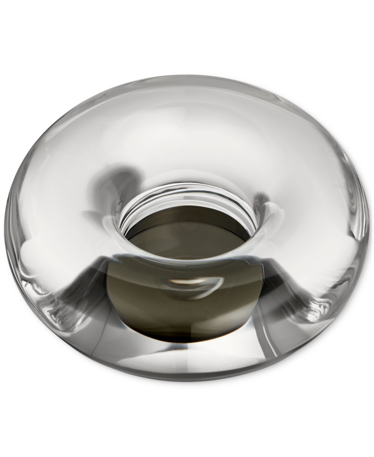 Kosta Boda Crystal Orion Votive Candle Holder In Gray
