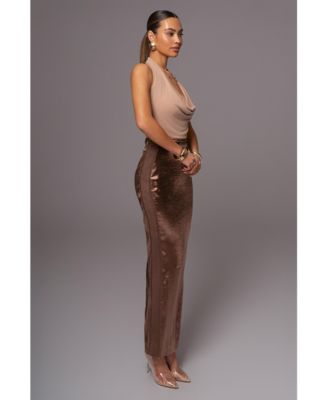 Women's Nora Satin Maxi Skirt
