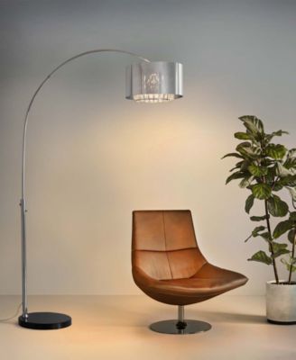 94" Metal Marilyn 1 Light Arc Floor Lamp