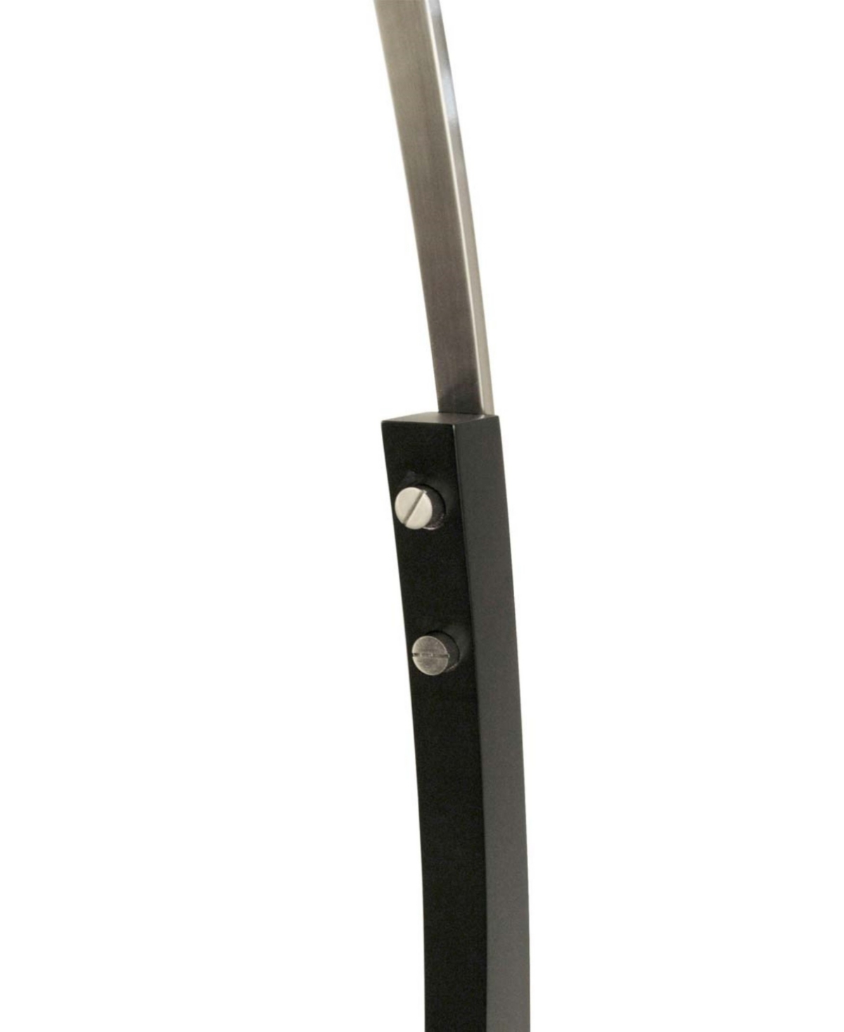 Nova Of California Plimpton 76in 1-light Arc Floor Lamp In Black