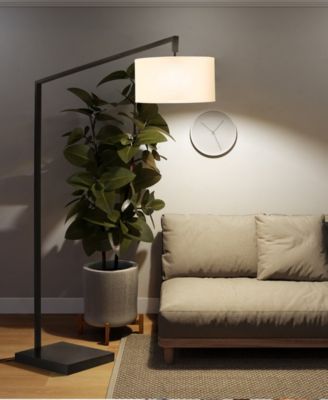 75" Metal Stretch Chairside Arc Floor Lamp